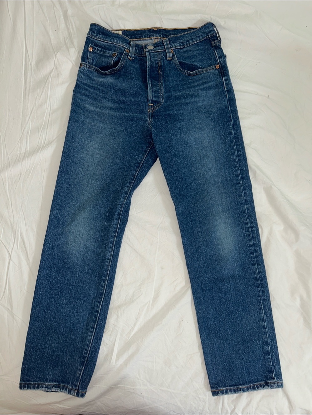 Levi's Women's Dark Blue Straight-Leg Jeans